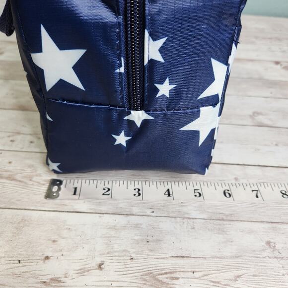 Navy Stars Lunch Bag Cooler Bag NEW - Picture 7 of 9